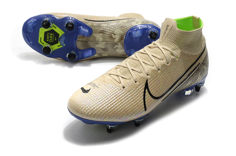 Nike Mercurial Superfly 7 Elite SG Desert Sand Purple Soccer Cleats AT7894-006 | Lightweight Speed and Precision Nike Mercurial Superfly 7 Elite SG Desert Sand Purple Soccer Cleats AT7894-006 | Lightweight Speed and Precision