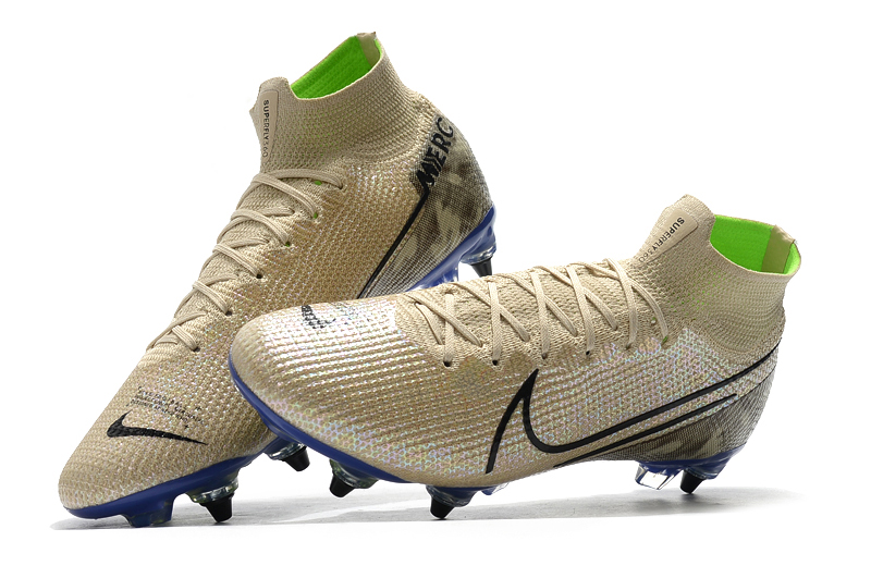 Nike Mercurial Superfly 7 Elite SG Desert Sand Purple Soccer Cleats AT7894-006 | Lightweight Speed and Precision Nike Mercurial Superfly 7 Elite SG Desert Sand Purple Soccer Cleats AT7894-006 | Lightweight Speed and Precision