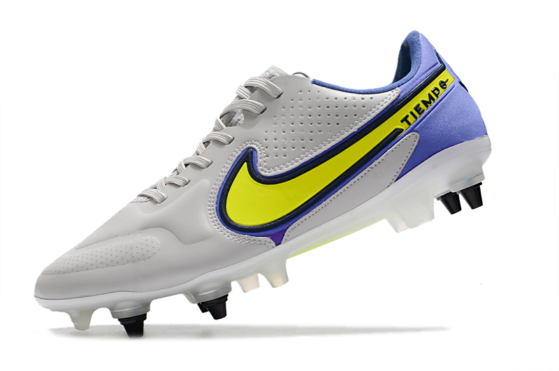 Nike Tiempo Legend 9 Elite SG PRO AC Grey Fog Volt Sapphire: Superior Performance for Footballers Nike Tiempo Legend 9 Elite SG PRO AC Grey Fog Volt Sapphire: Superior Performance for Footballers