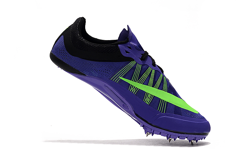 Nike Zoom Ja Fly 2 Black Green Purple - Lightweight Sprint Spikes Nike Zoom Ja Fly 2 Black Green Purple - Lightweight Sprint Spikes