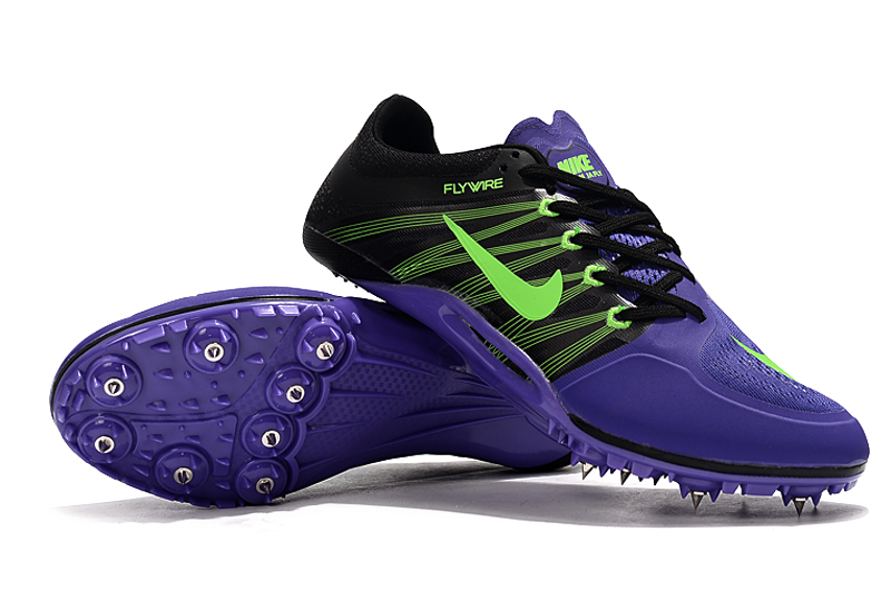 Nike Zoom Ja Fly 2 Black Green Purple - Lightweight Sprint Spikes Nike Zoom Ja Fly 2 Black Green Purple - Lightweight Sprint Spikes