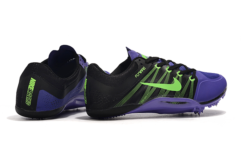 Nike Zoom Ja Fly 2 Black Green Purple - Lightweight Sprint Spikes Nike Zoom Ja Fly 2 Black Green Purple - Lightweight Sprint Spikes