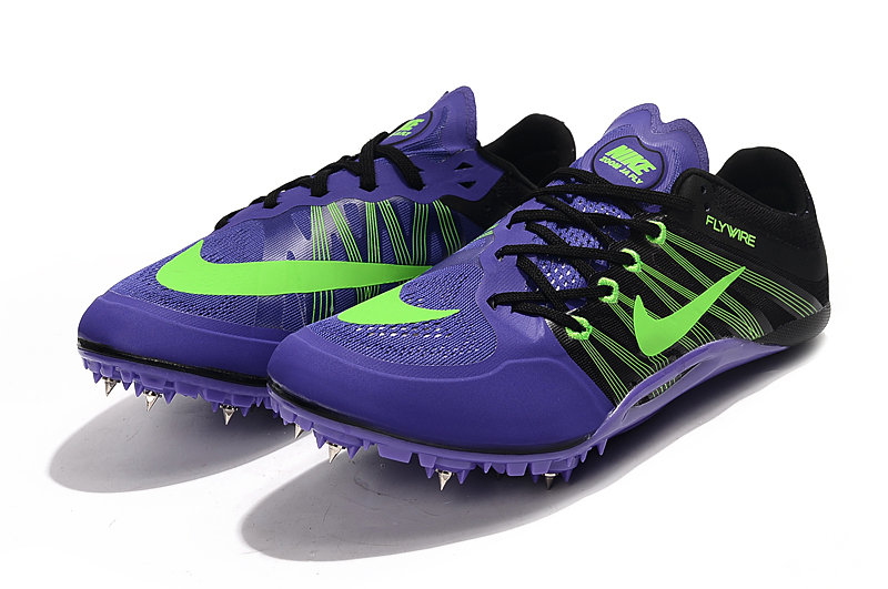 Nike Zoom Ja Fly 2 Black Green Purple - Lightweight Sprint Spikes Nike Zoom Ja Fly 2 Black Green Purple - Lightweight Sprint Spikes