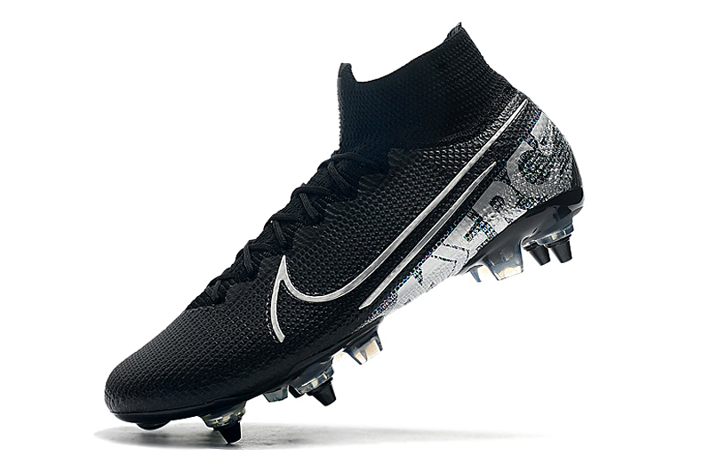 Nike Mercurial Superfly 7 Elite SG-PRO AC High Silver Black Green Football Boots Nike Mercurial Superfly 7 Elite SG-PRO AC High Silver Black Green Football Boots