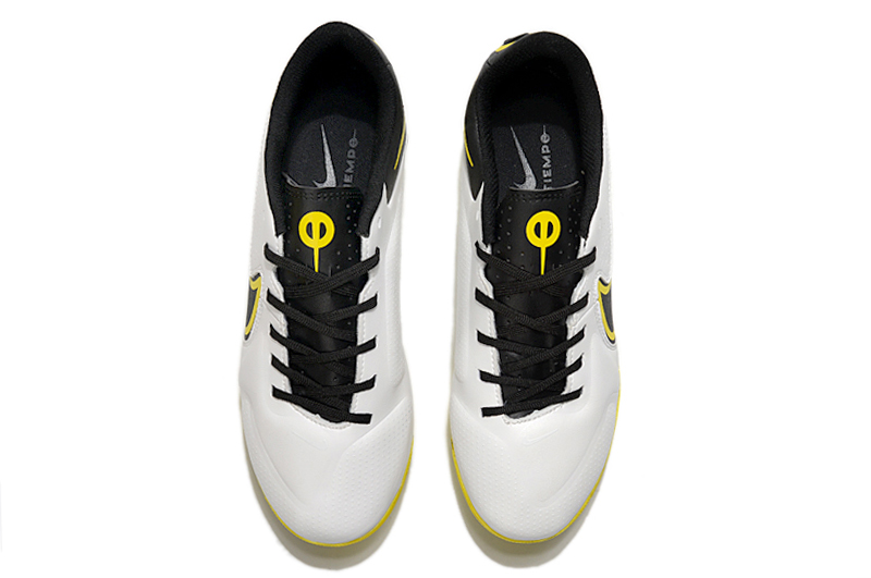 Nike Tiempo Legend 9 Academy AG - White Dark Smoke Grey Black Yellow Football Boots - Premium Quality for Optimal Performance Nike Tiempo Legend 9 Academy AG - White Dark Smoke Grey Black Yellow Football Boots - Premium Quality for Optimal Performance