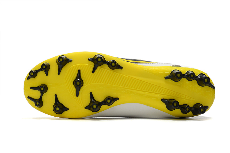 Nike Tiempo Legend 9 Academy AG - White Dark Smoke Grey Black Yellow Football Boots - Premium Quality for Optimal Performance Nike Tiempo Legend 9 Academy AG - White Dark Smoke Grey Black Yellow Football Boots - Premium Quality for Optimal Performance