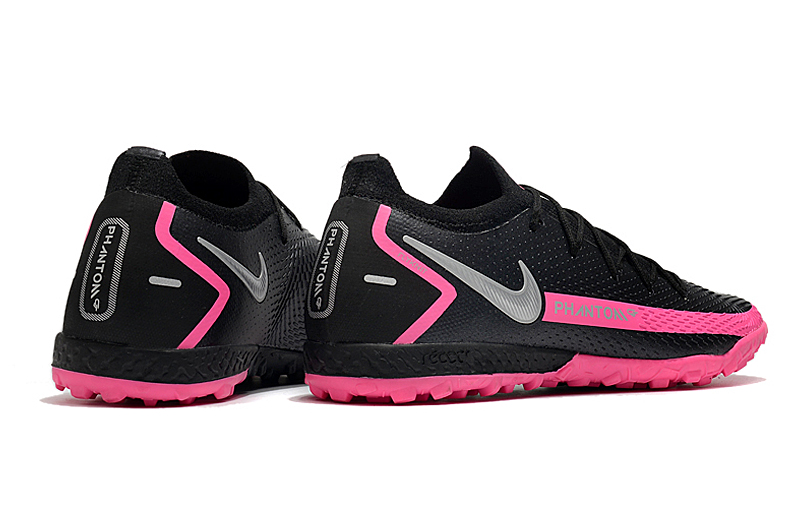 Nike Phantom GT Elite TF - Black/Silver/Peach Football Boots Nike Phantom GT Elite TF - Black/Silver/Peach Football Boots