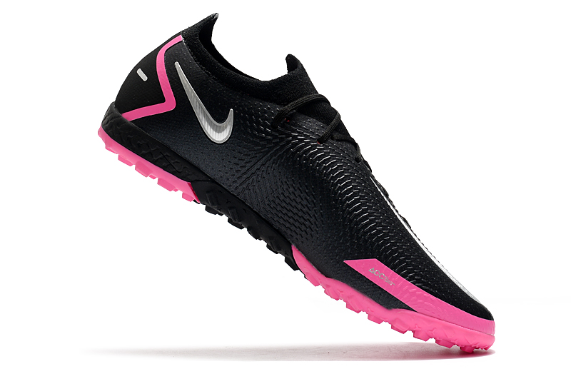 Nike Phantom GT Elite TF - Black/Silver/Peach Football Boots Nike Phantom GT Elite TF - Black/Silver/Peach Football Boots