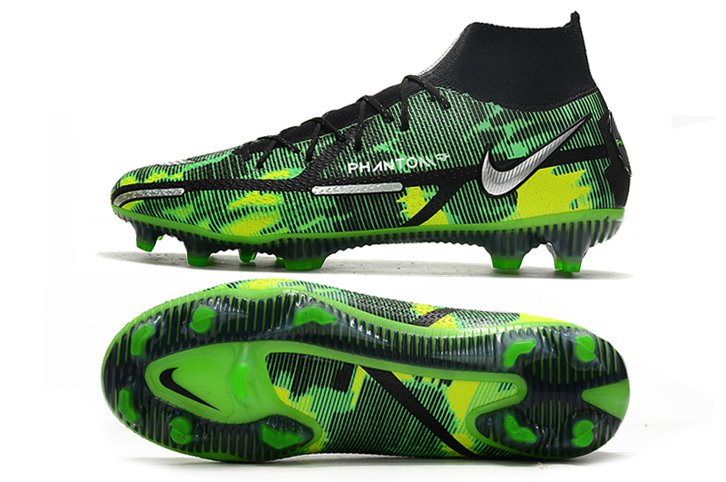 Nike Phantom GT2 Elite Dynamic Fit FG Soccer Shoes Black Green - Premium Performance on the Pitch Nike Phantom GT2 Elite Dynamic Fit FG Soccer Shoes Black Green - Premium Performance on the Pitch