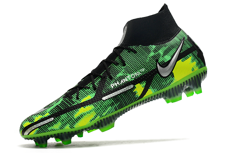Nike Phantom GT2 Elite Dynamic Fit FG Soccer Shoes Black Green - Premium Performance on the Pitch Nike Phantom GT2 Elite Dynamic Fit FG Soccer Shoes Black Green - Premium Performance on the Pitch