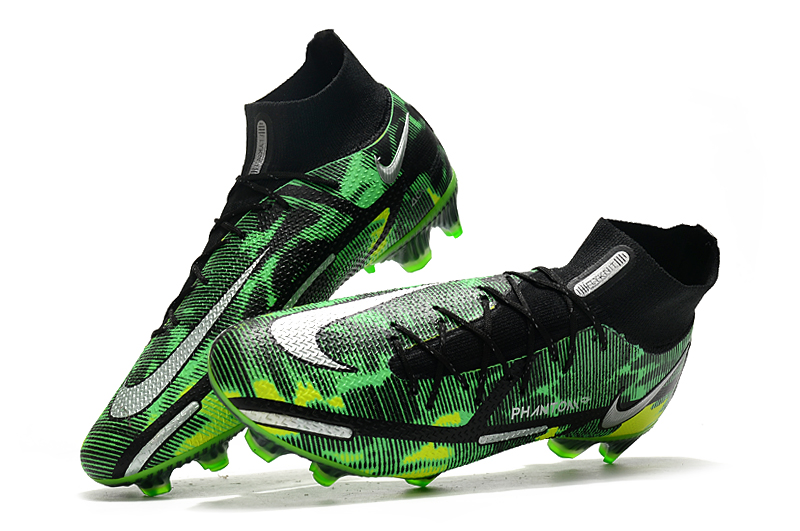 Nike Phantom GT2 Elite Dynamic Fit FG Soccer Shoes Black Green - Premium Performance on the Pitch Nike Phantom GT2 Elite Dynamic Fit FG Soccer Shoes Black Green - Premium Performance on the Pitch