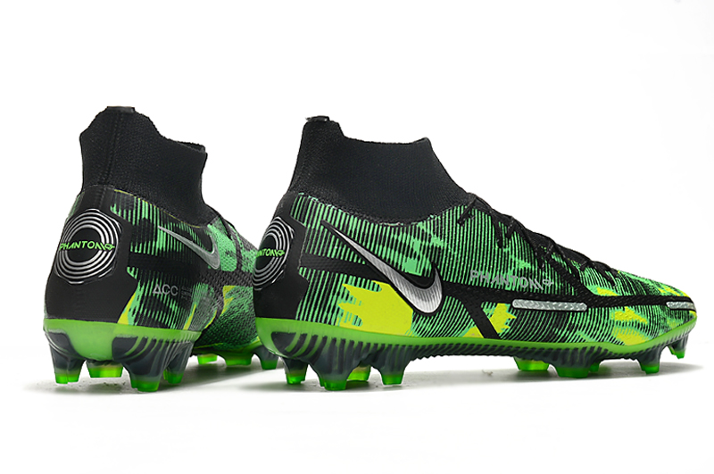Nike Phantom GT2 Elite Dynamic Fit FG Soccer Shoes Black Green - Premium Performance on the Pitch Nike Phantom GT2 Elite Dynamic Fit FG Soccer Shoes Black Green - Premium Performance on the Pitch