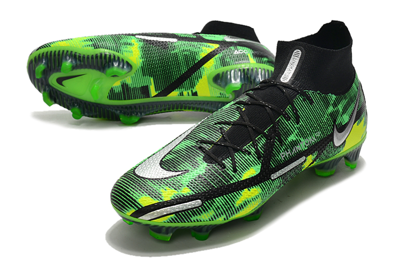Nike Phantom GT2 Elite Dynamic Fit FG Soccer Shoes Black Green - Premium Performance on the Pitch Nike Phantom GT2 Elite Dynamic Fit FG Soccer Shoes Black Green - Premium Performance on the Pitch