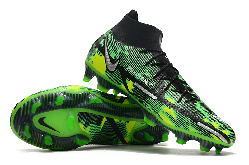 Nike Phantom GT2 Elite Dynamic Fit FG Soccer Shoes Black Green - Premium Performance on the Pitch Nike Phantom GT2 Elite Dynamic Fit FG Soccer Shoes Black Green - Premium Performance on the Pitch