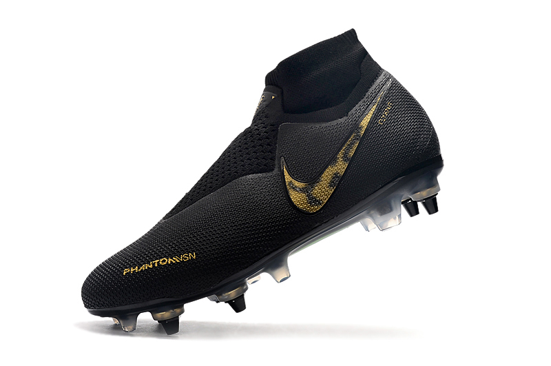 Nike Phantom Vision Elite DF SG-PRO Anti-Clog Black Lux - Black Metallic Vivid Gold: Premier SG Football Boots Nike Phantom Vision Elite DF SG-PRO Anti-Clog Black Lux - Black Metallic Vivid Gold: Premier SG Football Boots