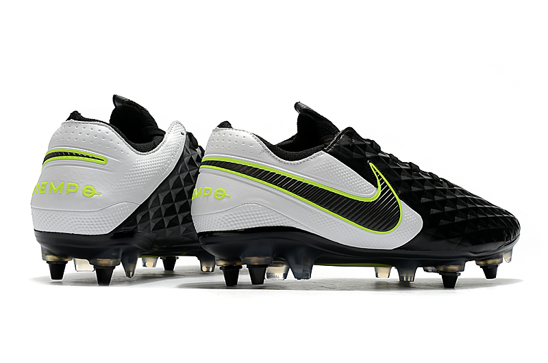 Nike Tiempo Legend 8 Elite SG Pro AC Black White Football Boots AT5900-007 Nike Tiempo Legend 8 Elite SG Pro AC Black White Football Boots AT5900-007
