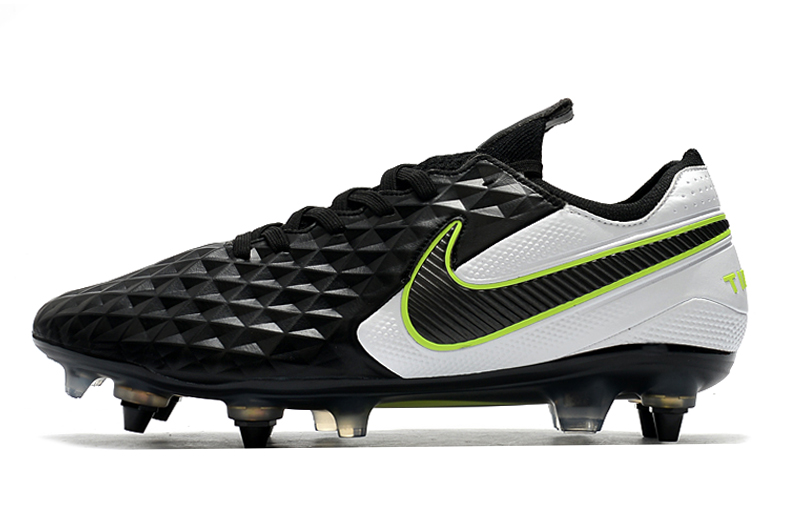 Nike Tiempo Legend 8 Elite SG Pro AC Black White Football Boots AT5900-007 Nike Tiempo Legend 8 Elite SG Pro AC Black White Football Boots AT5900-007