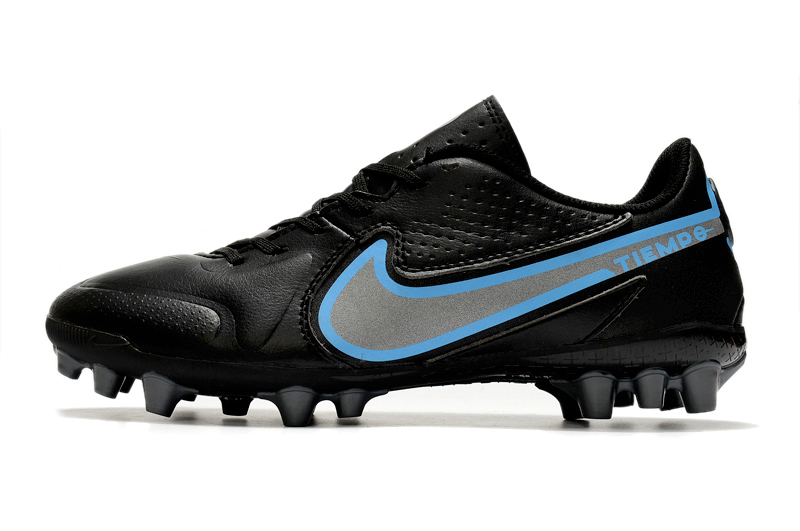 Nike Legend 9 Academy AG Black Blue Soccer Cleats - Premium Performance Footwear Nike Legend 9 Academy AG Black Blue Soccer Cleats - Premium Performance Footwear