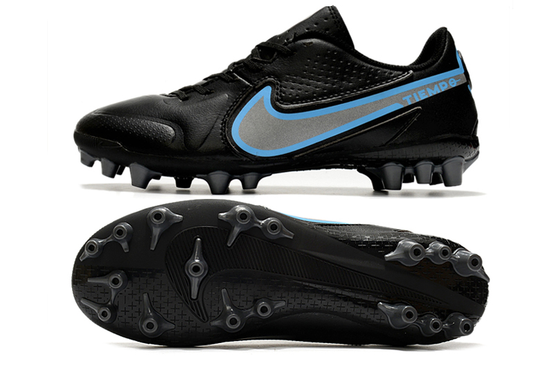 Nike Legend 9 Academy AG Black Blue Soccer Cleats - Premium Performance Footwear Nike Legend 9 Academy AG Black Blue Soccer Cleats - Premium Performance Footwear