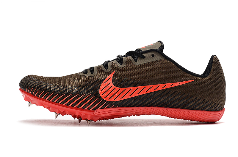 Nike Zoom Rival M 9 'Olive Crimson' AH1020 301 - Lightweight Track Spikes for Superior Performance Nike Zoom Rival M 9 'Olive Crimson' AH1020 301 - Lightweight Track Spikes for Superior Performance