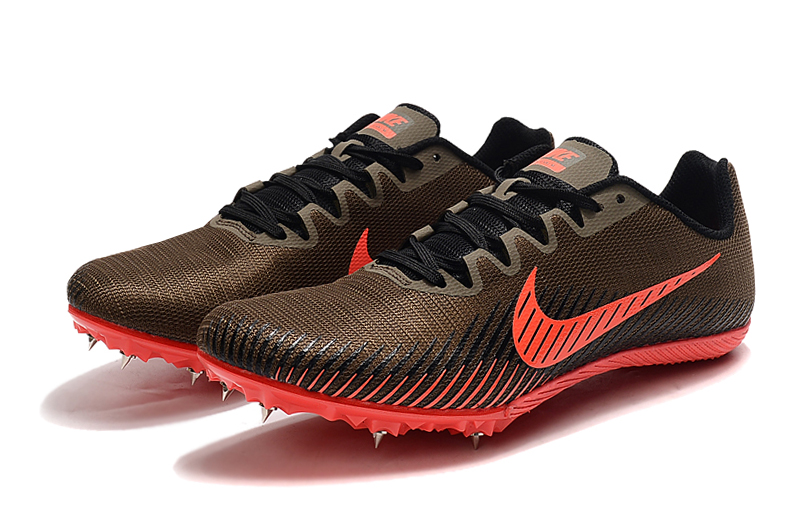 Nike Zoom Rival M 9 'Olive Crimson' AH1020 301 - Lightweight Track Spikes for Superior Performance Nike Zoom Rival M 9 'Olive Crimson' AH1020 301 - Lightweight Track Spikes for Superior Performance