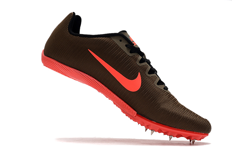 Nike Zoom Rival M 9 'Olive Crimson' AH1020 301 - Lightweight Track Spikes for Superior Performance Nike Zoom Rival M 9 'Olive Crimson' AH1020 301 - Lightweight Track Spikes for Superior Performance