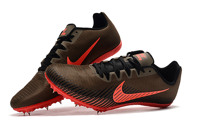 Nike Zoom Rival M 9 'Olive Crimson' AH1020 301 - Lightweight Track Spikes for Superior Performance Nike Zoom Rival M 9 'Olive Crimson' AH1020 301 - Lightweight Track Spikes for Superior Performance