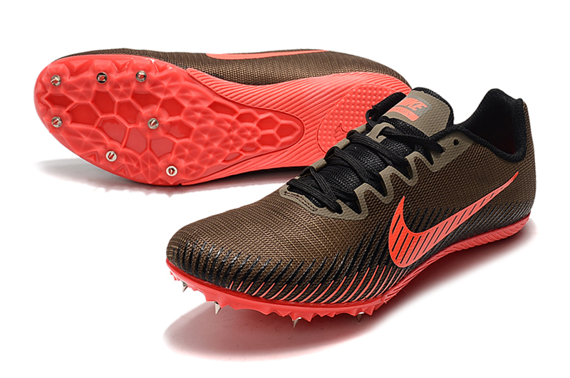 Nike Zoom Rival M 9 'Olive Crimson' AH1020 301 - Lightweight Track Spikes for Superior Performance Nike Zoom Rival M 9 'Olive Crimson' AH1020 301 - Lightweight Track Spikes for Superior Performance
